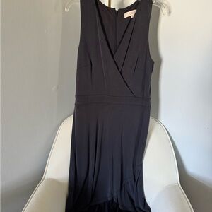 Elegant Dark Gray Sleeveless Dress